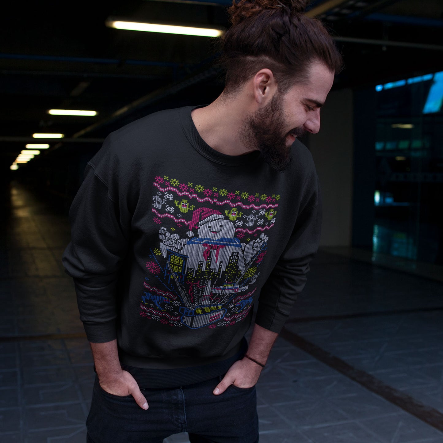 Playeras y sudaderas navideñas cazafantasmas