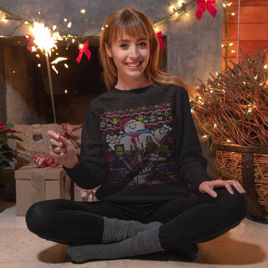 Playeras y sudaderas navideñas cazafantasmas