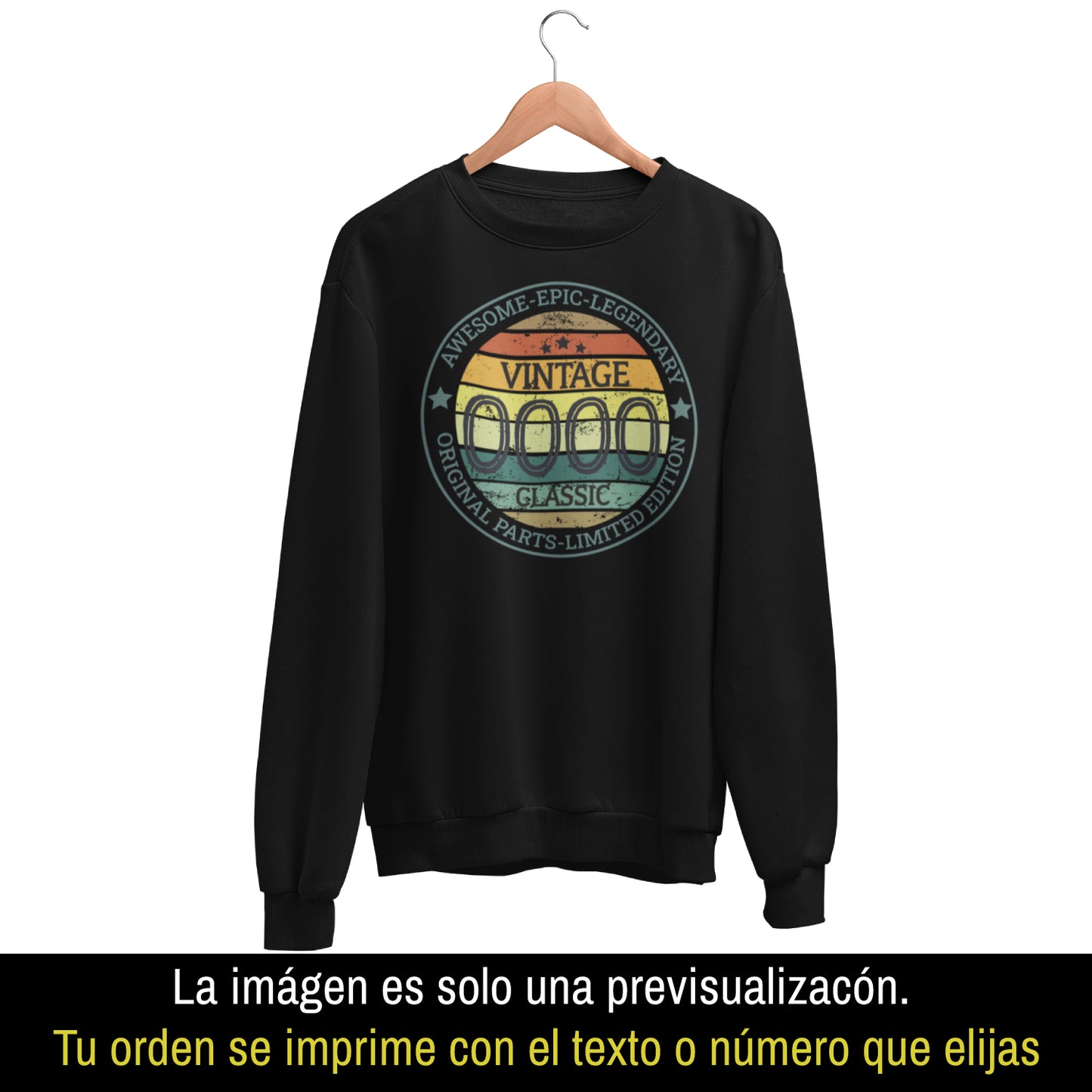 Playeras, blusas y camisetas personalizadas de cumpleaños Legendary Vintage Years Original Parts Limited Edition