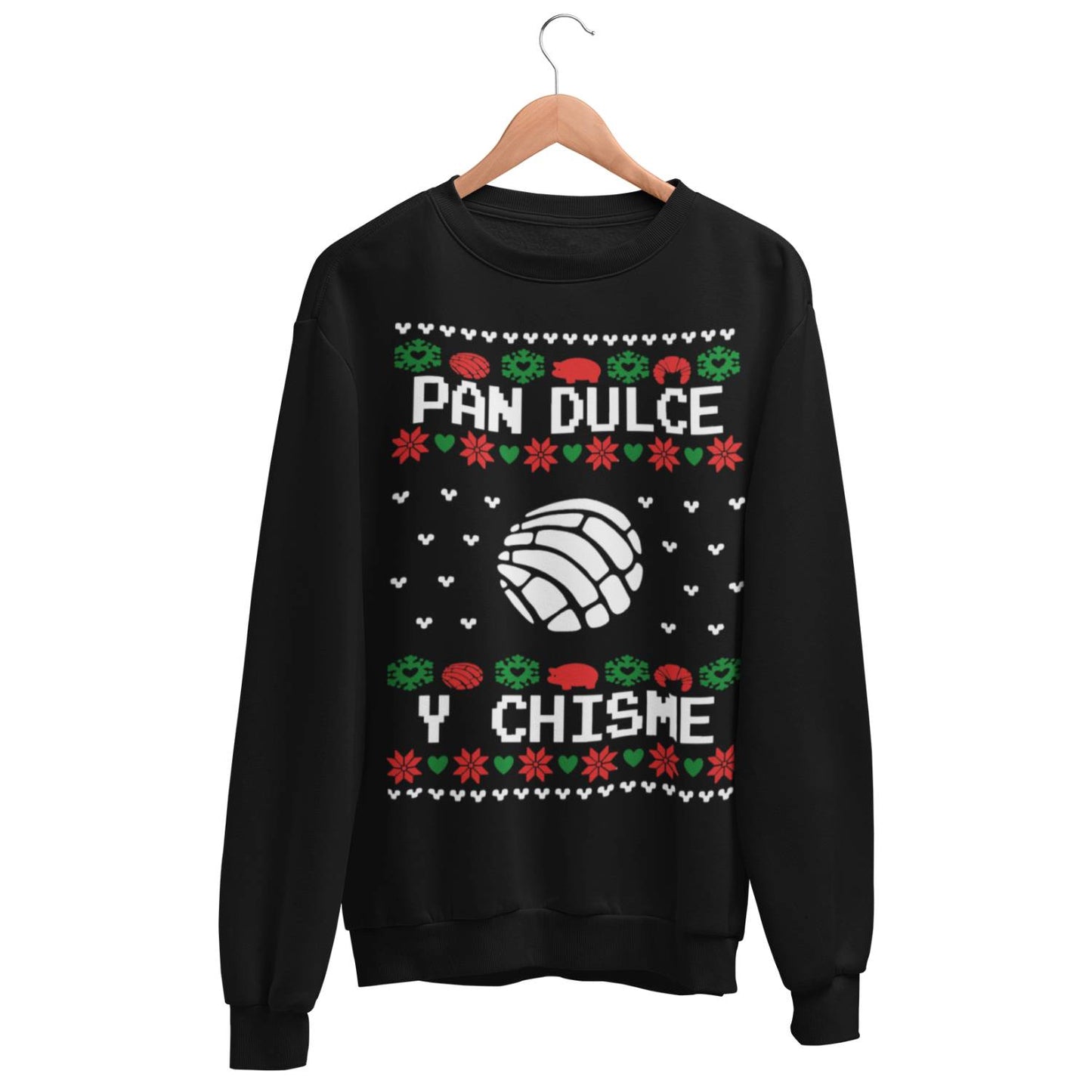 Playeras y Sudadera Navideñas Pan Dulce y Chisme