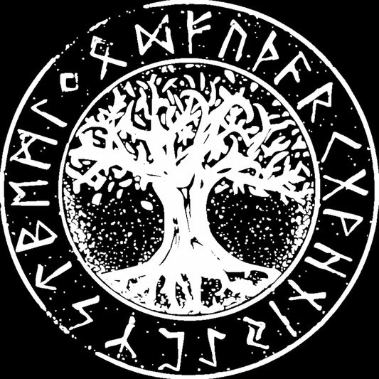 Playeras para hombre originales Yggdrasil El Árbol de la Vida Runas Nórdicas