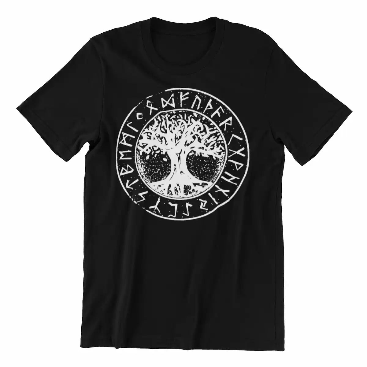 Playeras para hombre originales Yggdrasil El Árbol de la Vida Runas Nórdicas