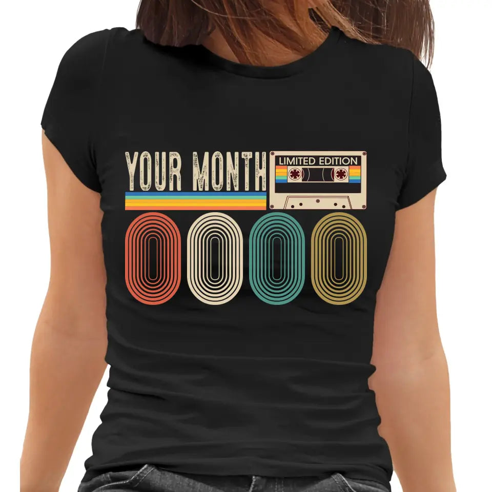 Vintage Multicolor Font Limited Edition Mixtape