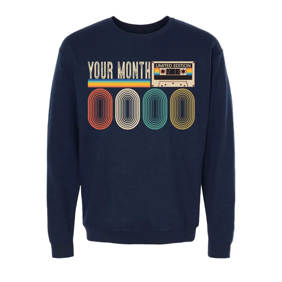 Vintage Multicolor Font Limited Edition Mixtape