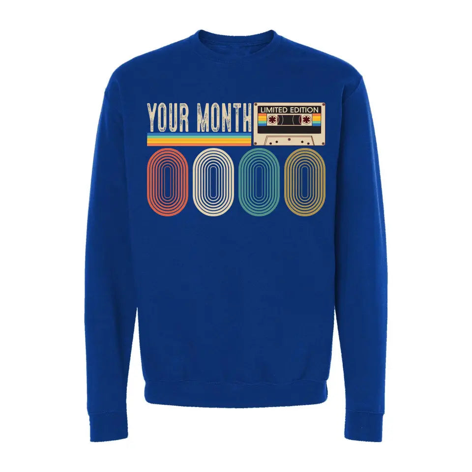 Vintage Multicolor Font Limited Edition Mixtape