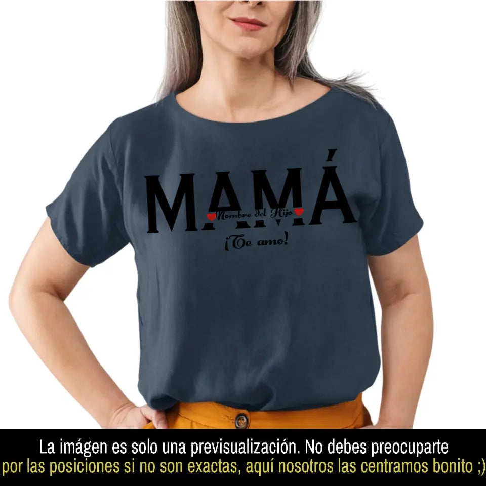Mamá Monograma Dividido