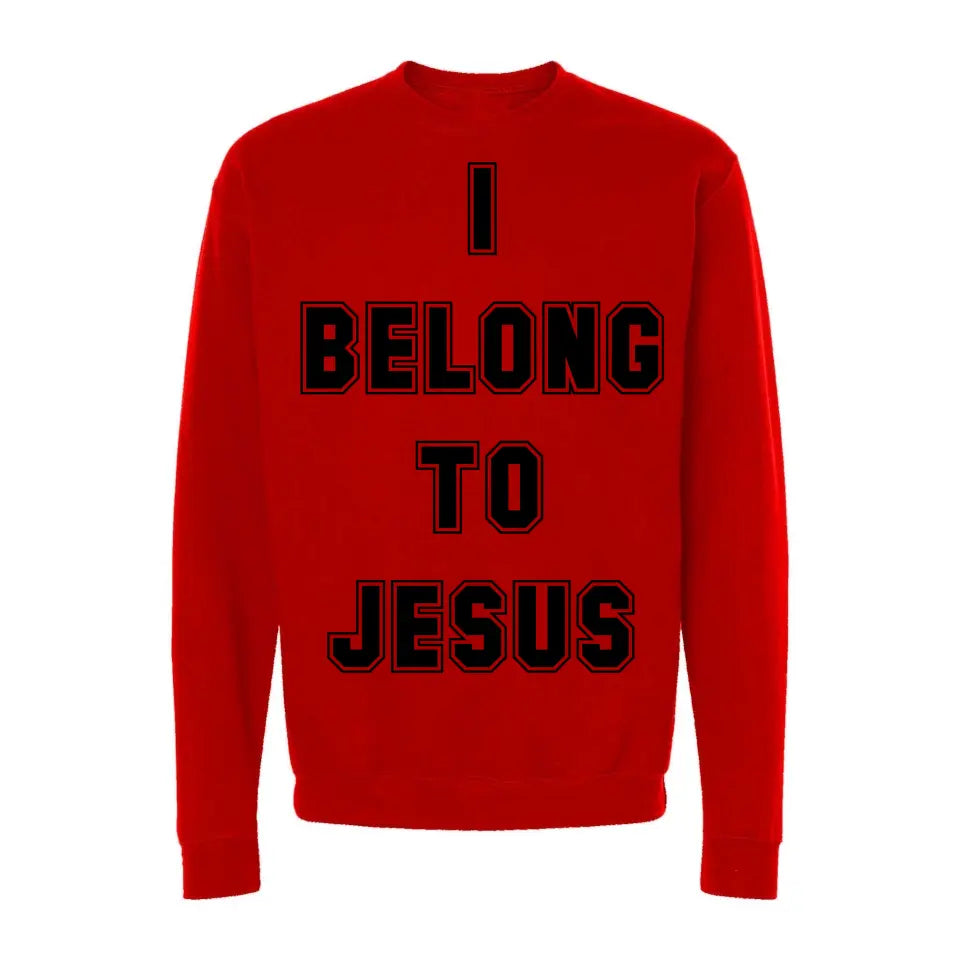 Sudadera Cristiana Católica I Belong To Jesus