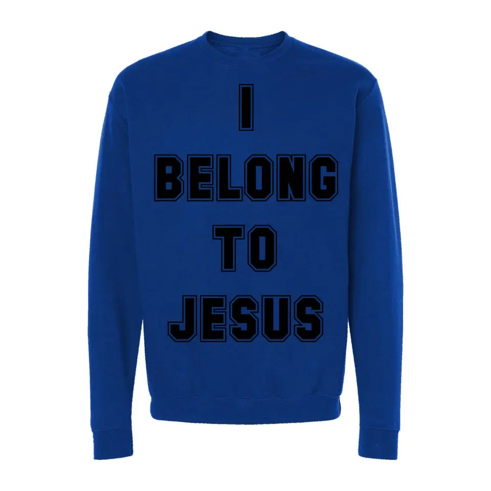 Sudadera Cristiana Católica I Belong To Jesus