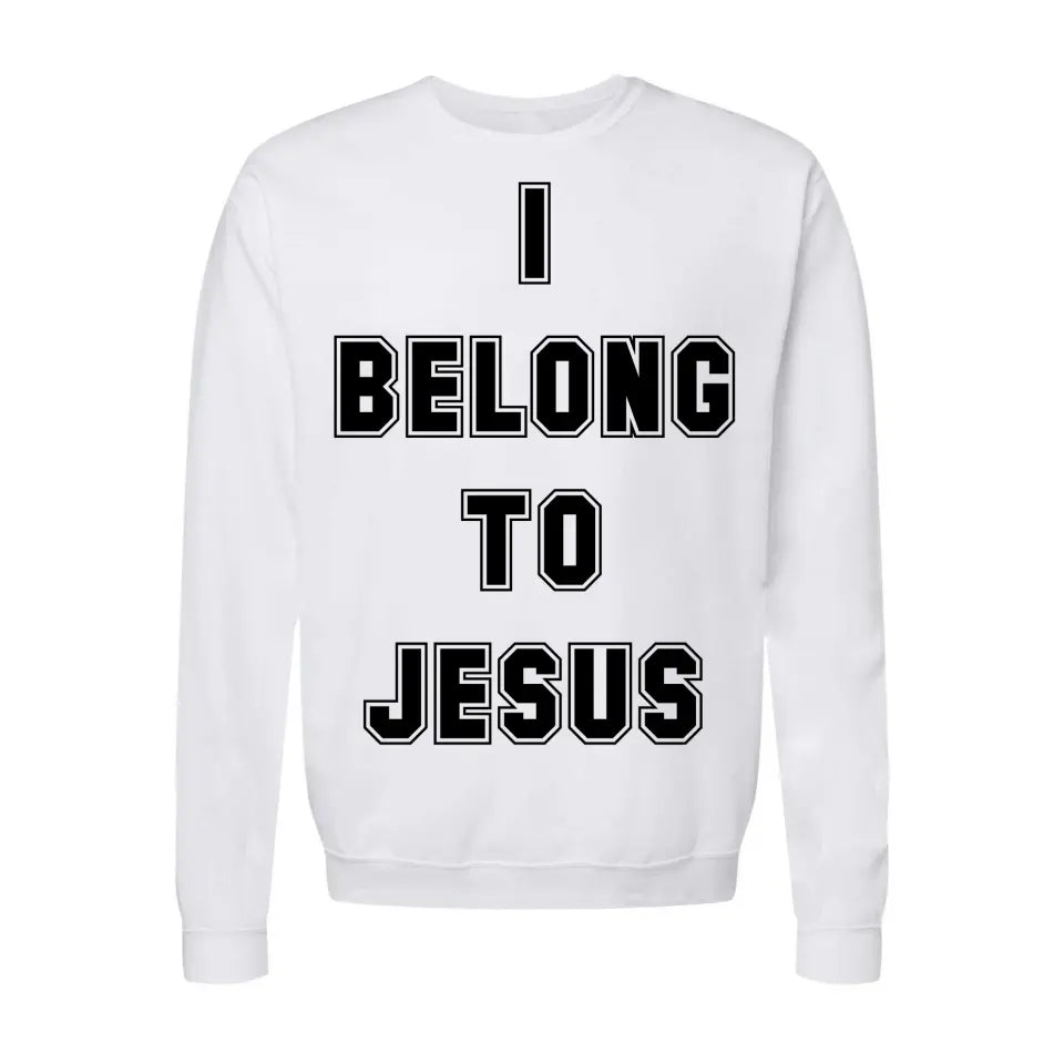 Sudadera Cristiana Católica I Belong To Jesus