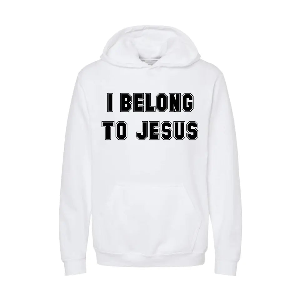 Sudadera Cristiana Católica I Belong To Jesus