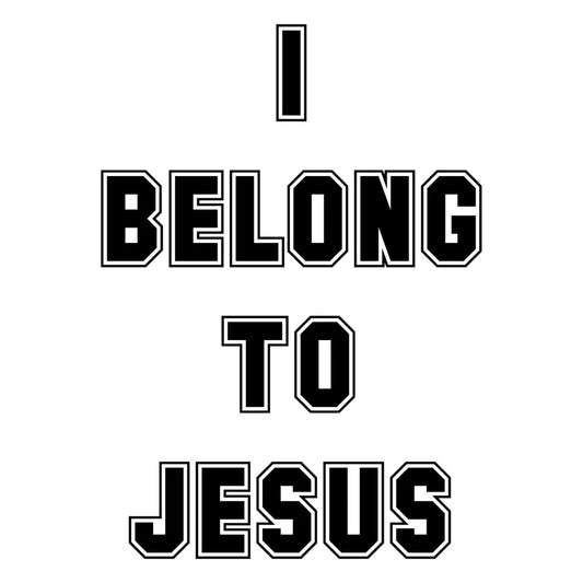 Playera Cristiana Católica I Belong To Jesus