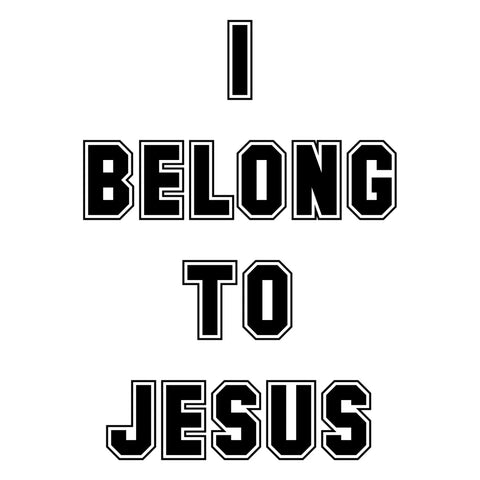 Sudadera Cristiana Católica I Belong To Jesus