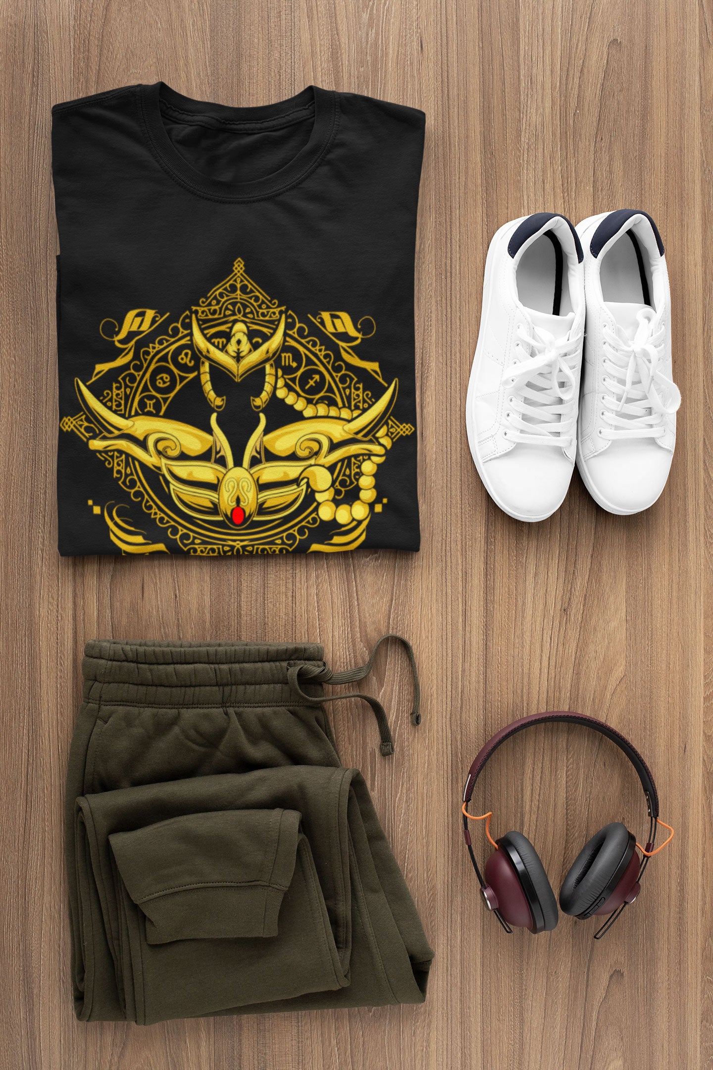 Playera Caballeros del Zodiaco Busto Armadura Dorada Escorpión