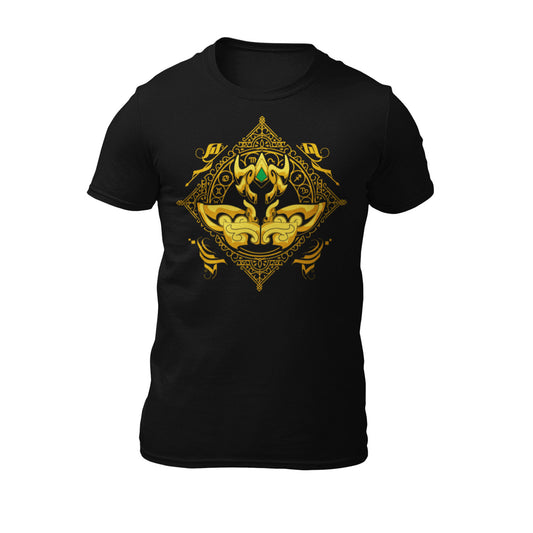 Playera Caballeros del Zodiaco Busto Armadura Dorada Leo