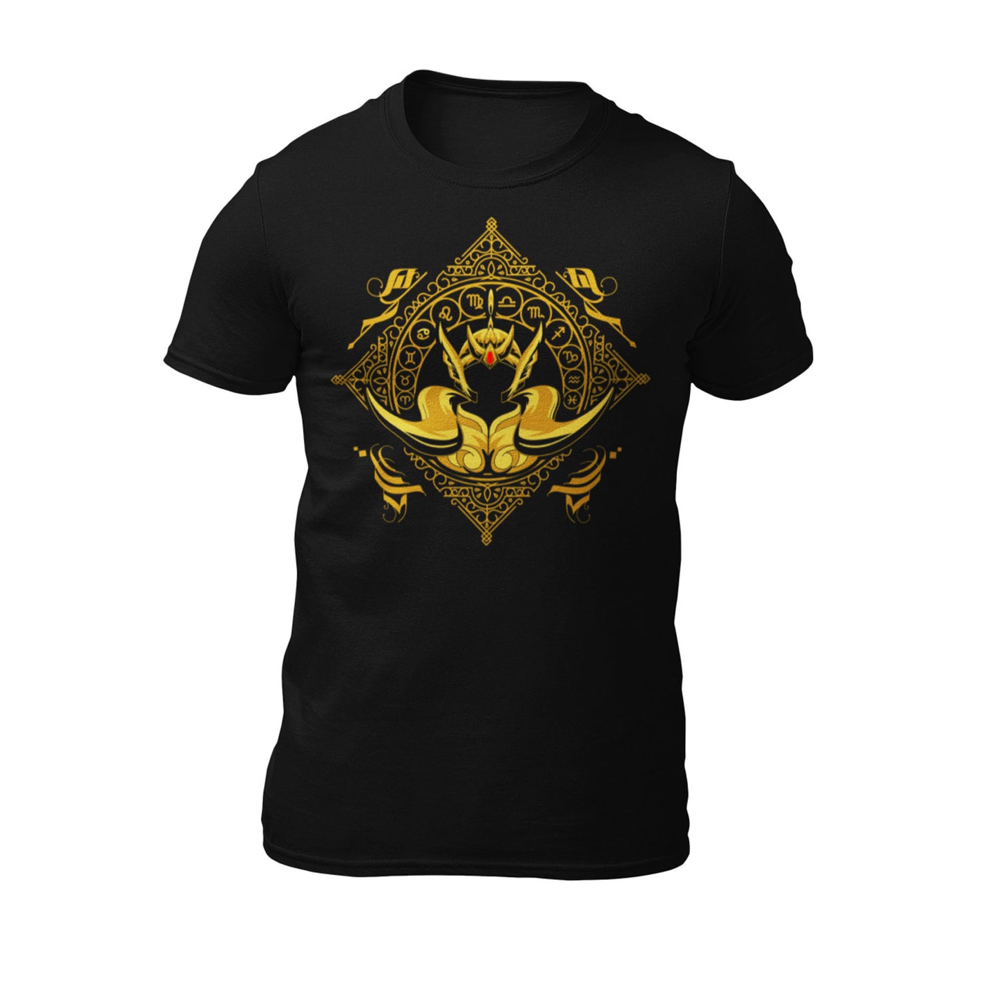 Playera Caballeros del Zodiaco Busto Armadura Dorada Aries