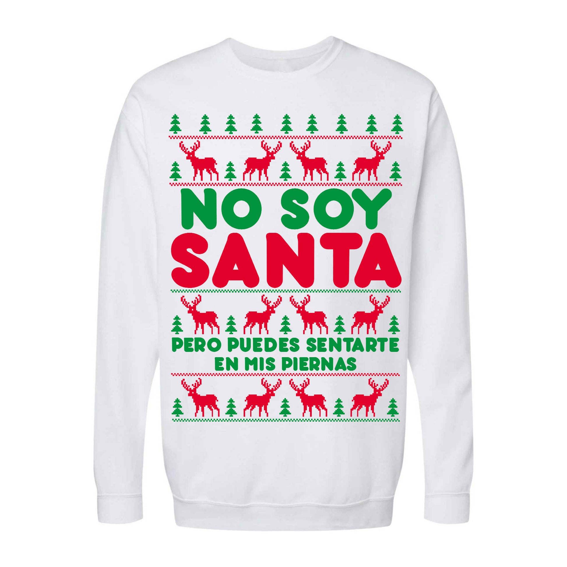 Sudadera Navideña blanca no soy santa