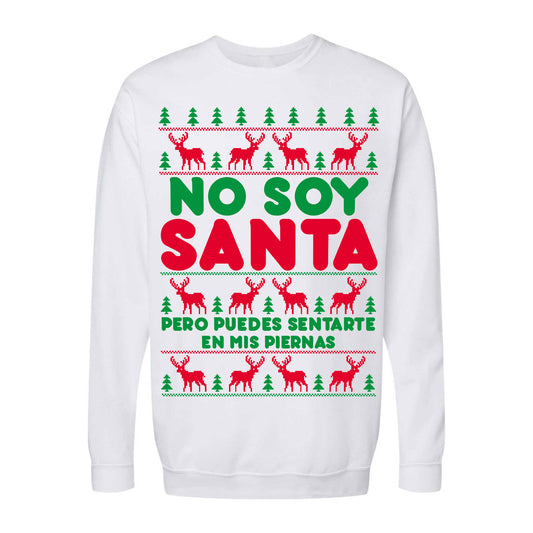 Sudadera Navideña blanca no soy santa