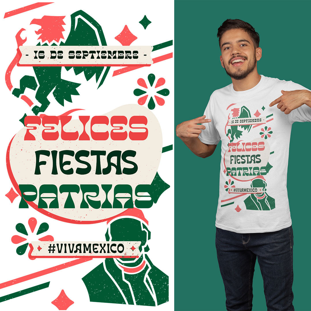 16 de Septiembre Felices Fiestas Patrias Viva México
