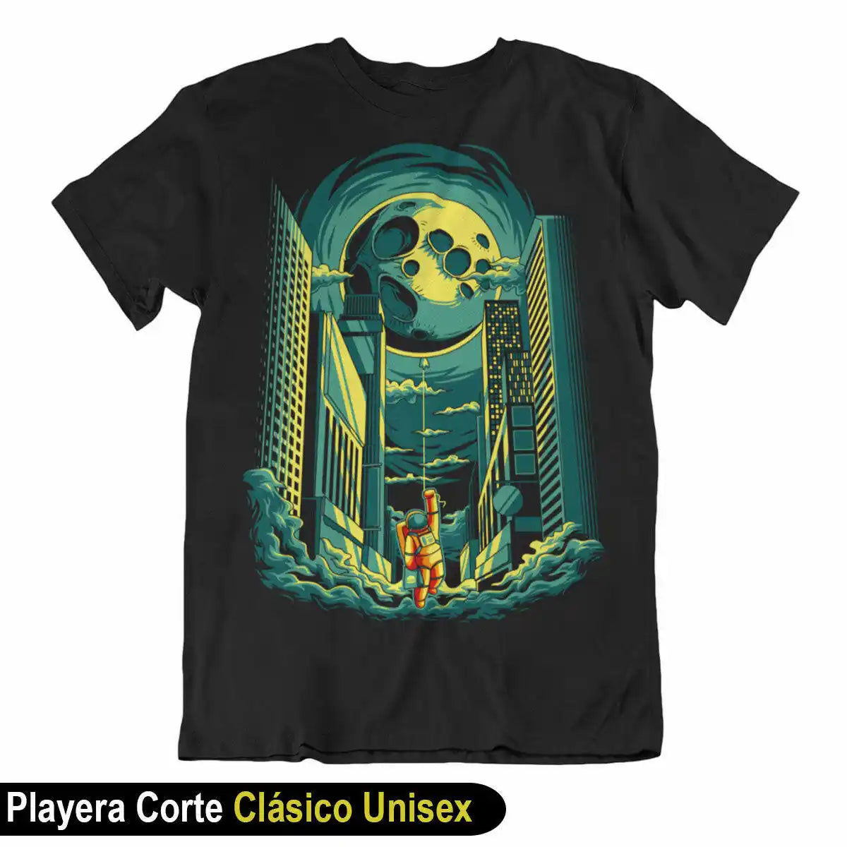 playera astronauta