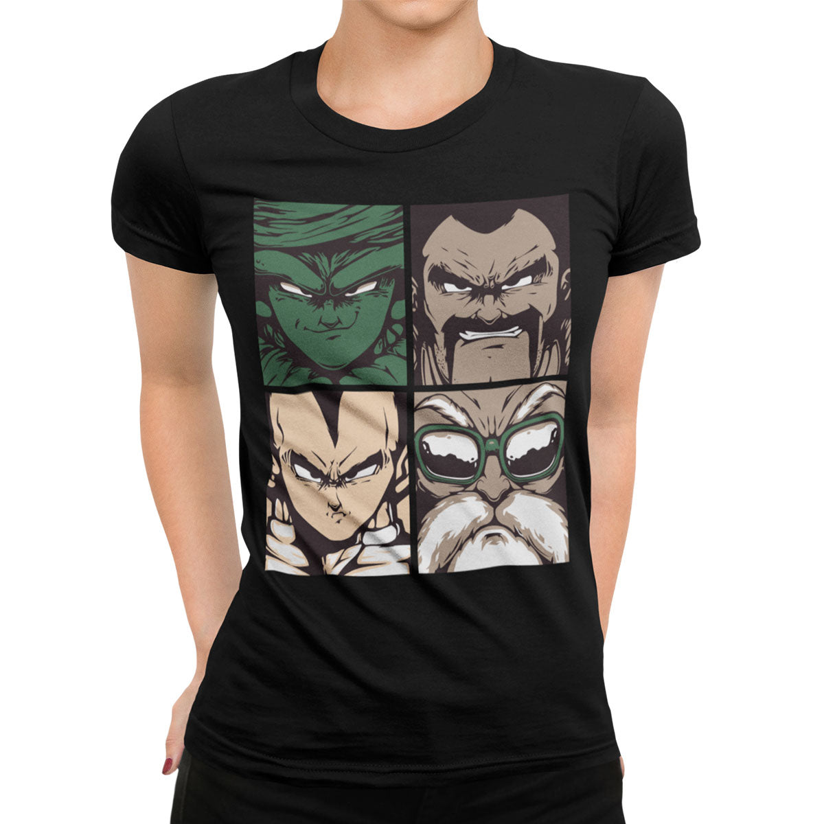  Playeras de Dragon Ball Z Piccolo Vegueta Maestro Roshi Mr Satán