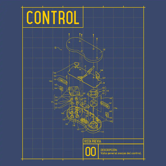 Diseño de la playera para cumpleaños del control desarmando snes