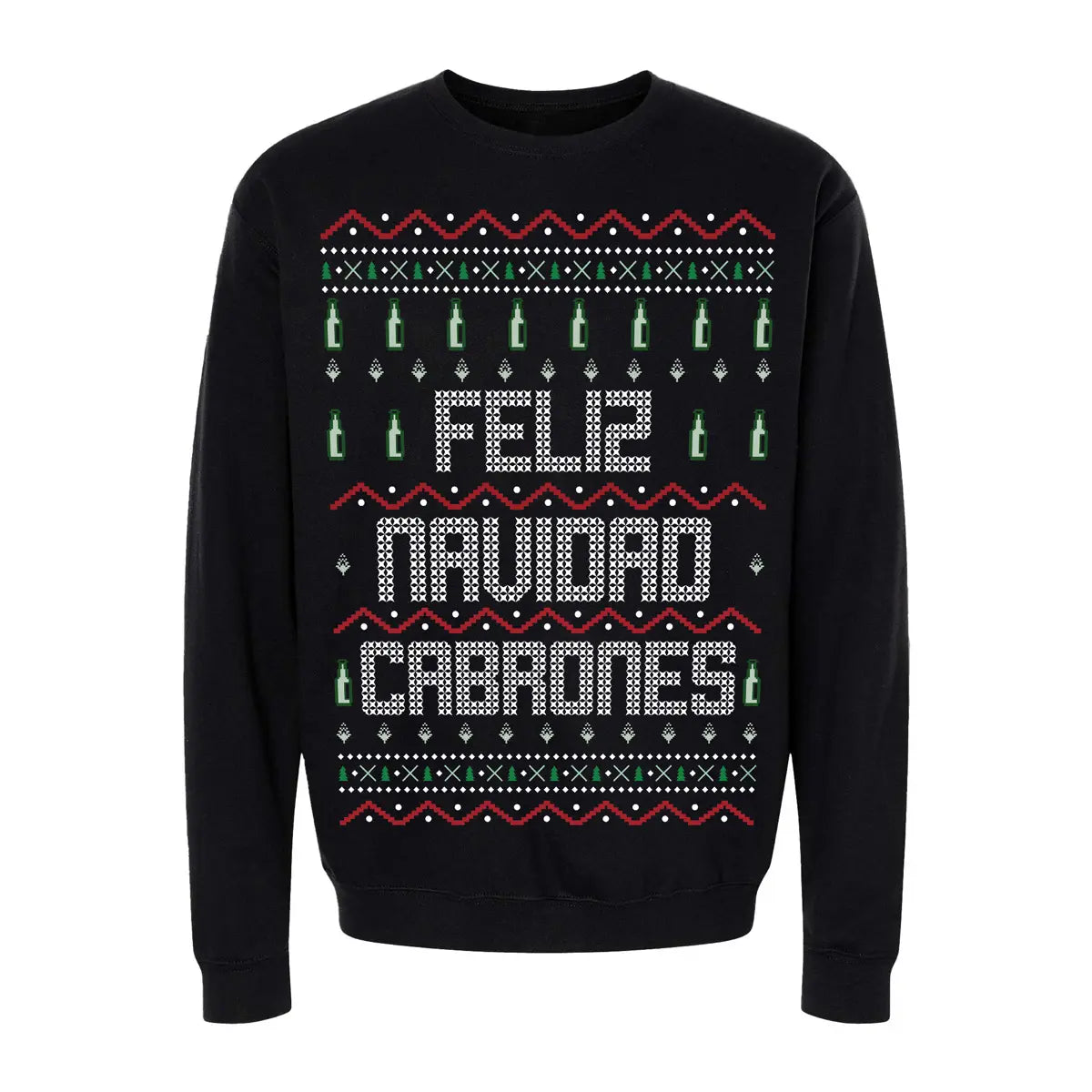 Efecto Ugly Suéter Feliz Navidad Cabrons