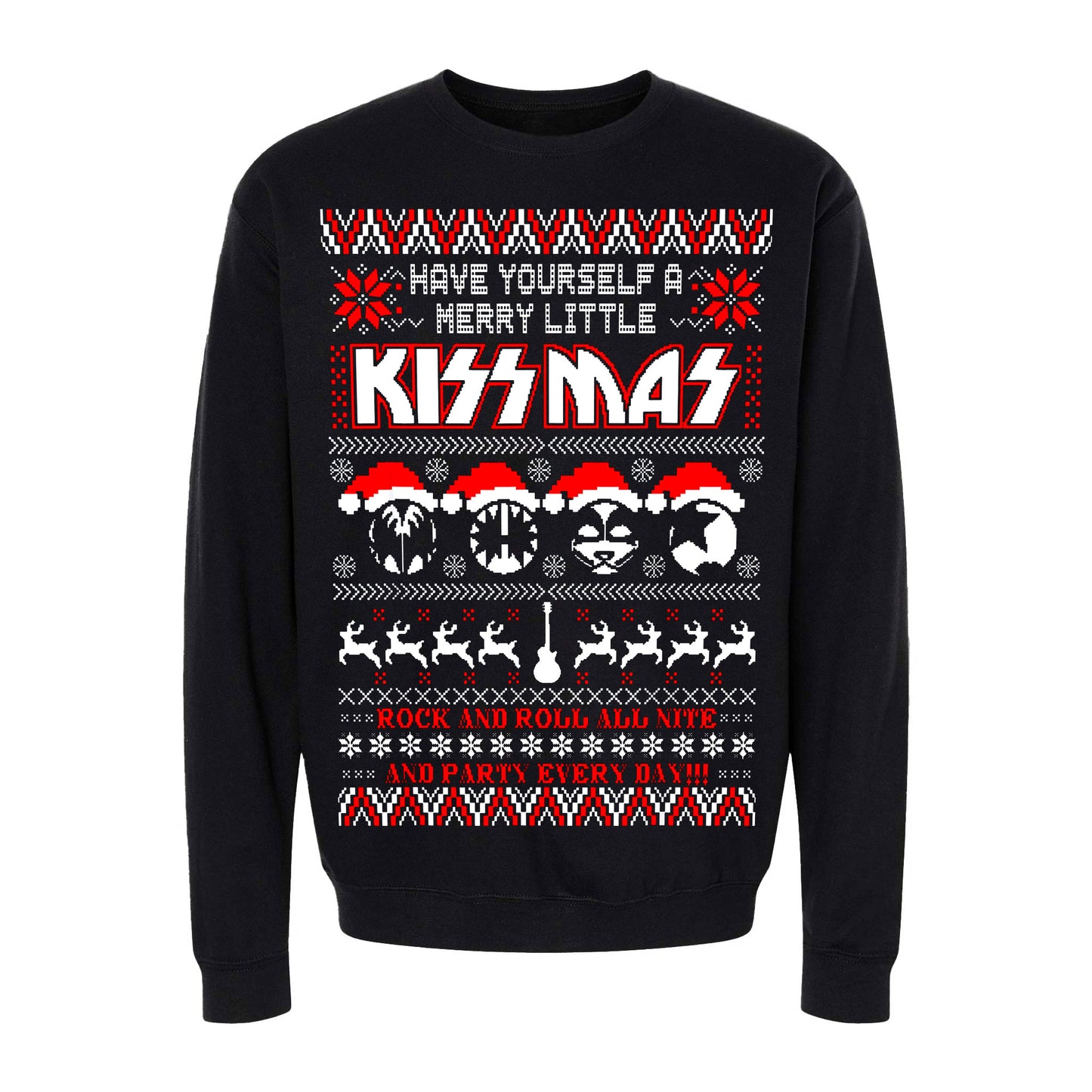 Sudadera Navideña Efecto Ugly Sueter Merry Kissmas