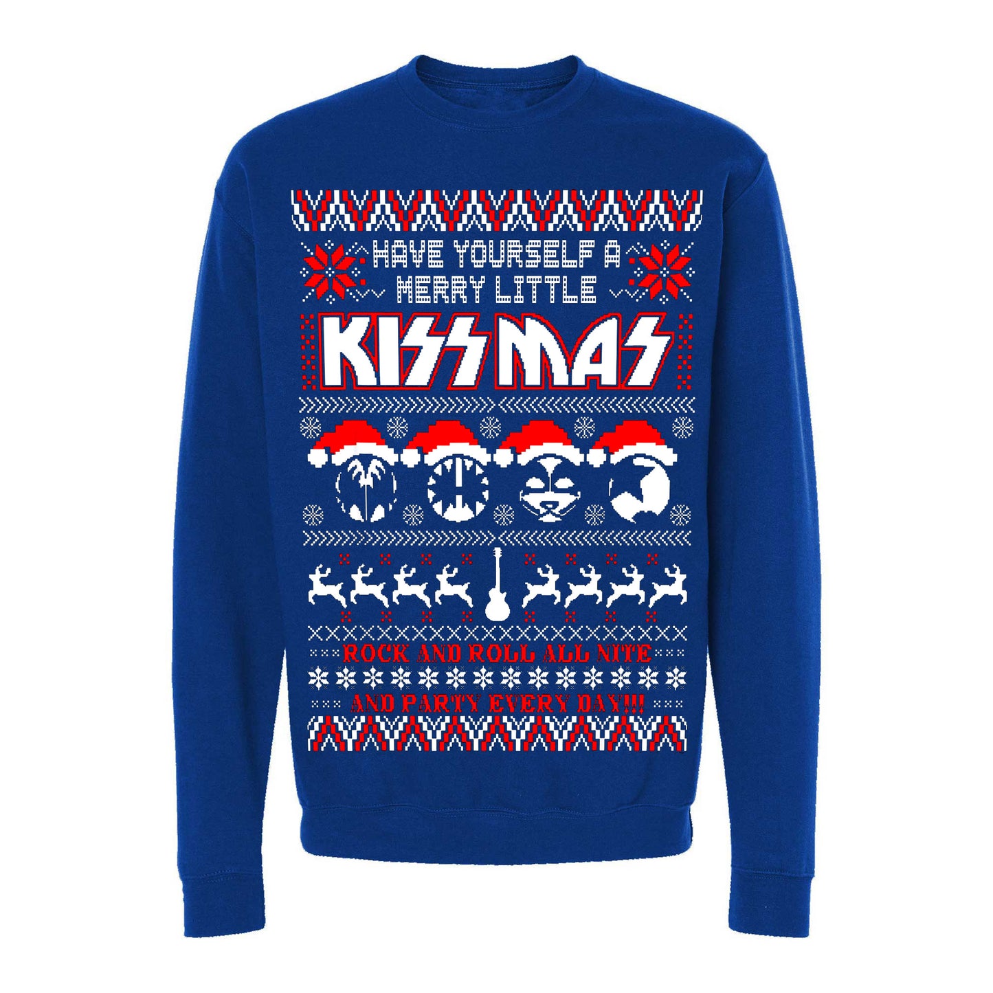 Sudadera Navideña Efecto Ugly Sueter Merry Kissmas