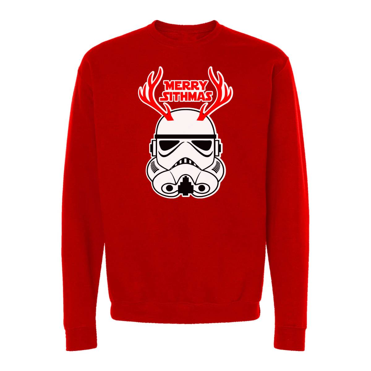 Sudaderas navideñas Star Wars rojo