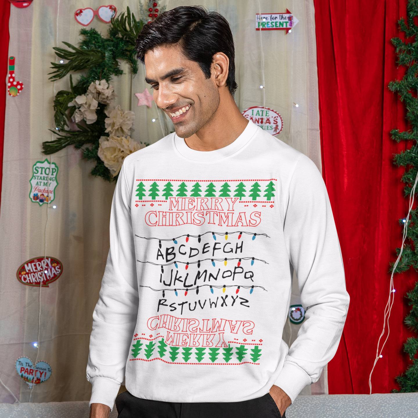 Sudadera Navideña de Stranger Things