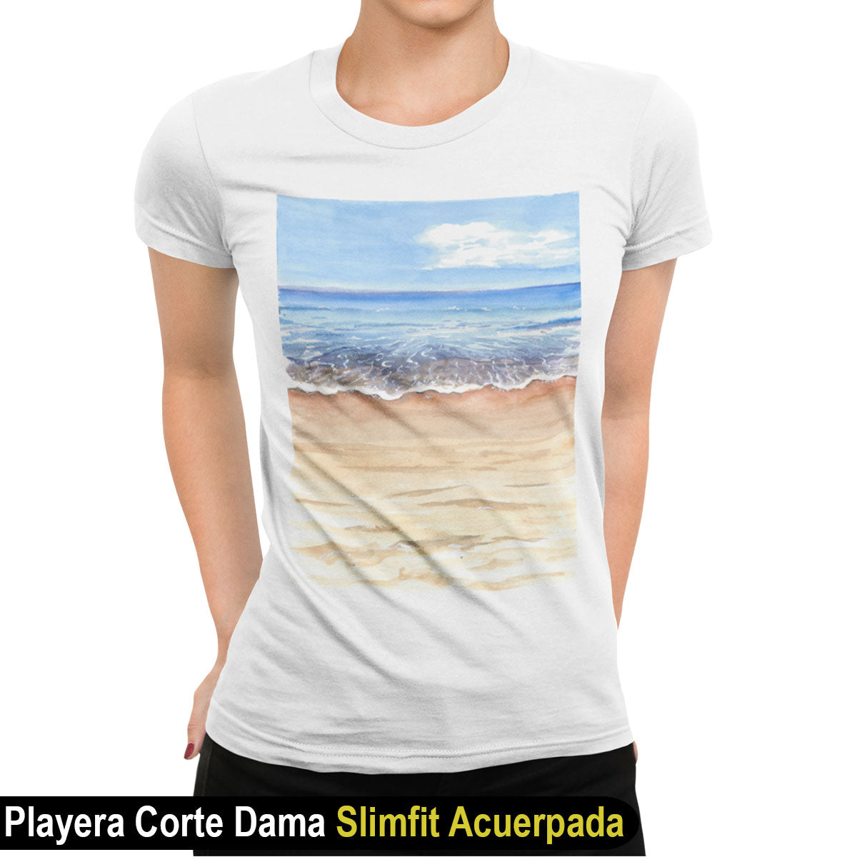 Playera Veraniega Beach Shore.