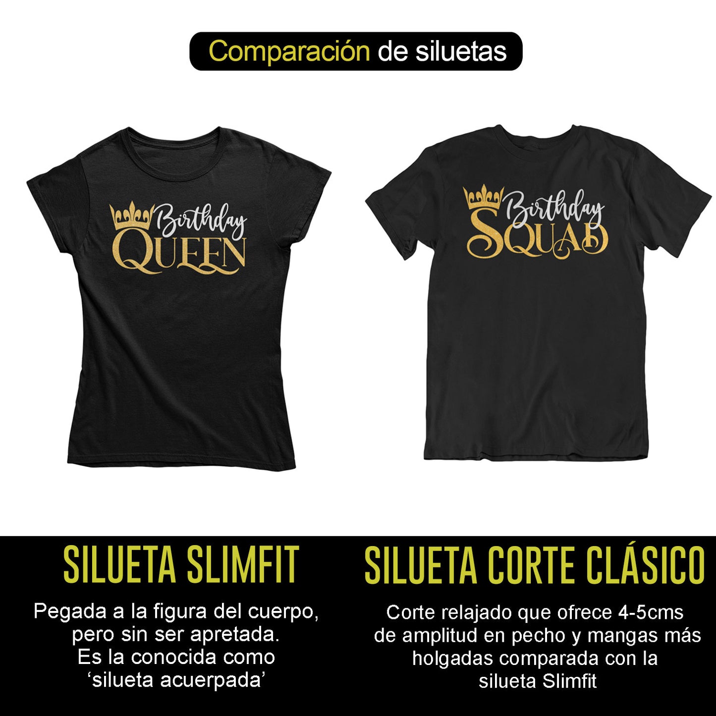 Playeras Personalizadas de Cumpleaños Birthday Quuen Birthday Squad