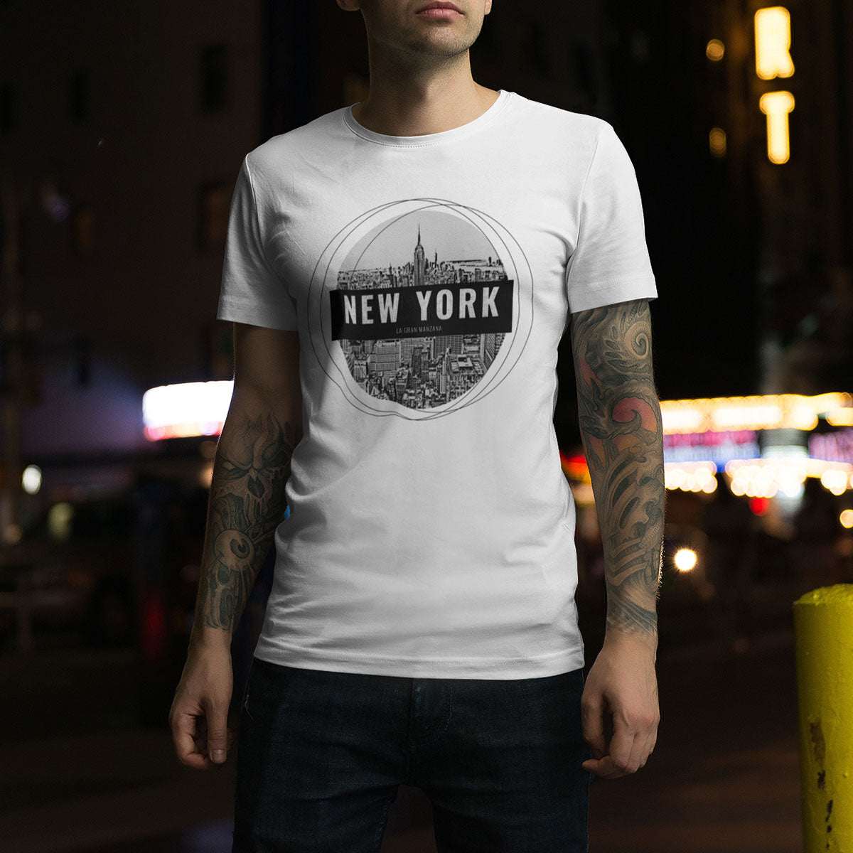 playera ciudades new york la gran manzana