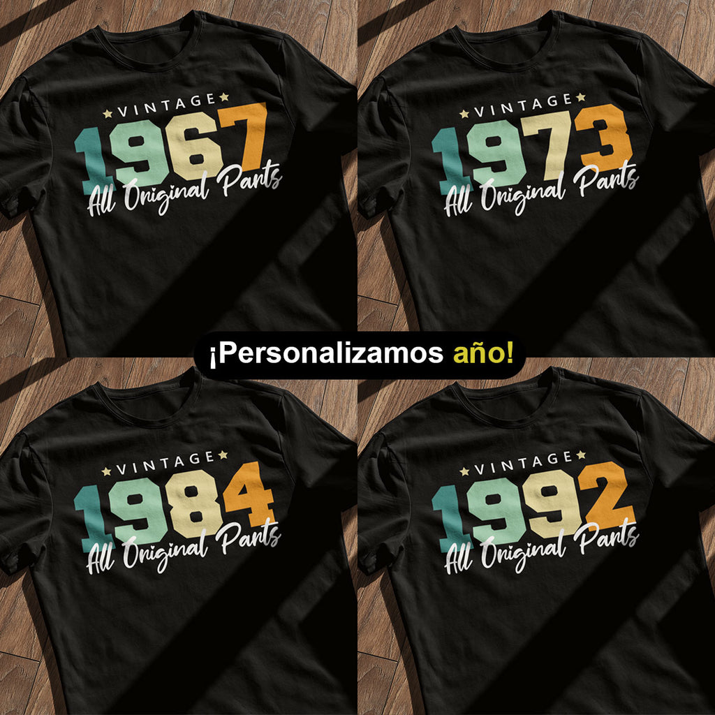 Playera A os Retro Vintage All Original Parts
