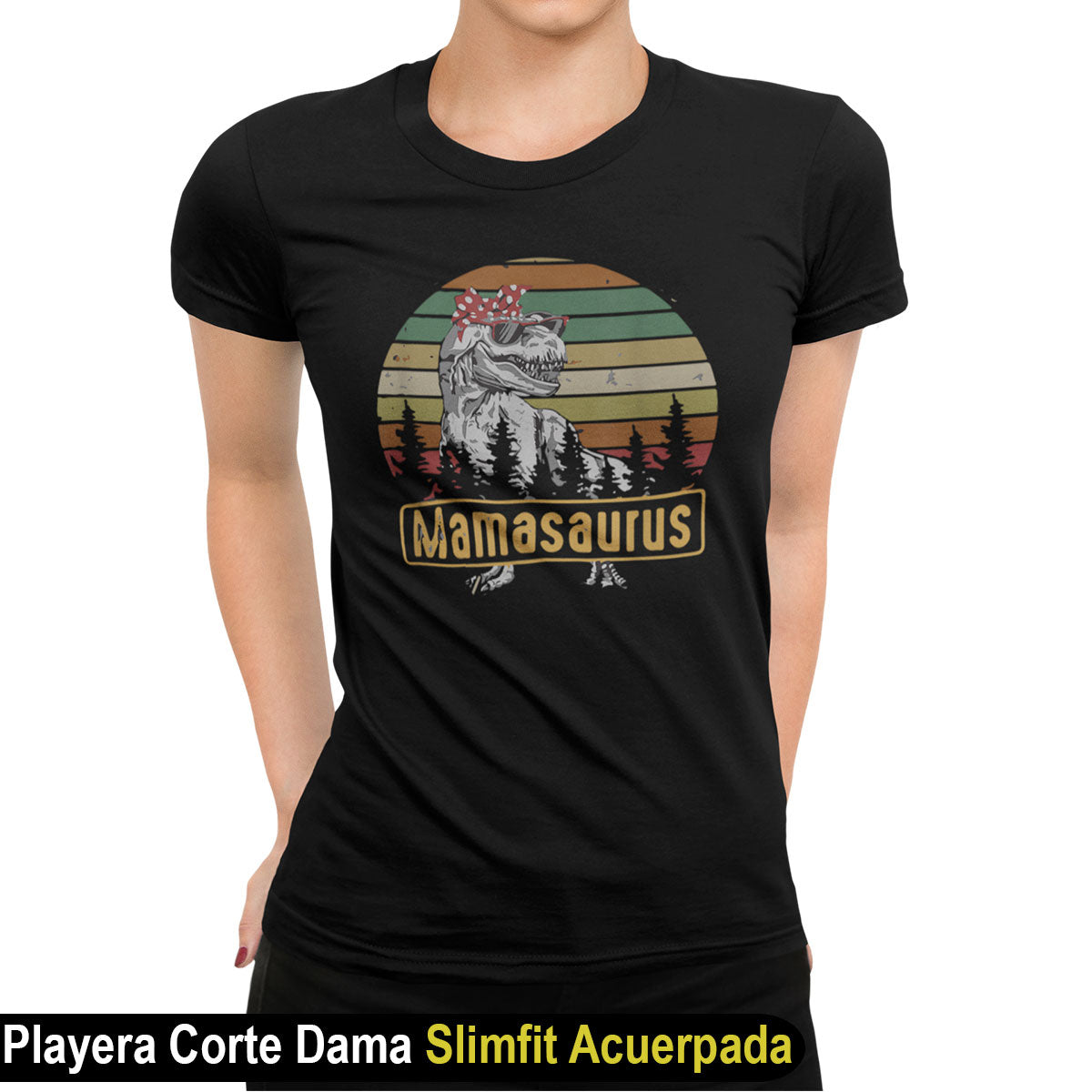 Playeras Día de las Madres T-rex Bandana Mamasaurus – MERCH55