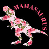 Playeras Día de las Madres Mamasaurus T-rex Floral