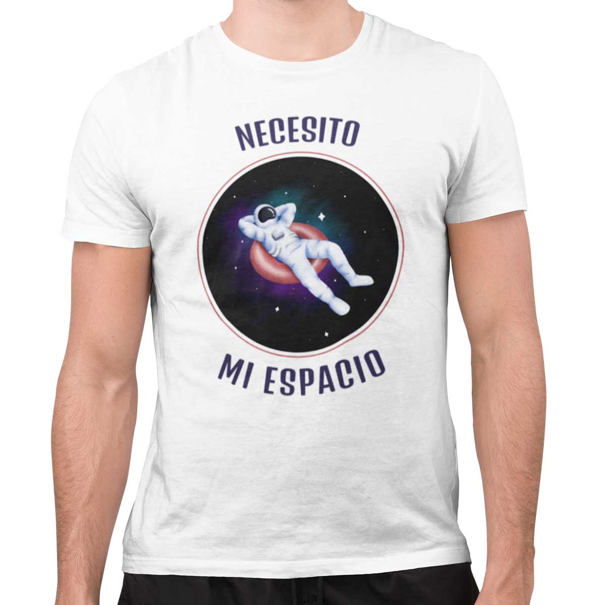 MERCH55 Playera Necesito Mi Espacio