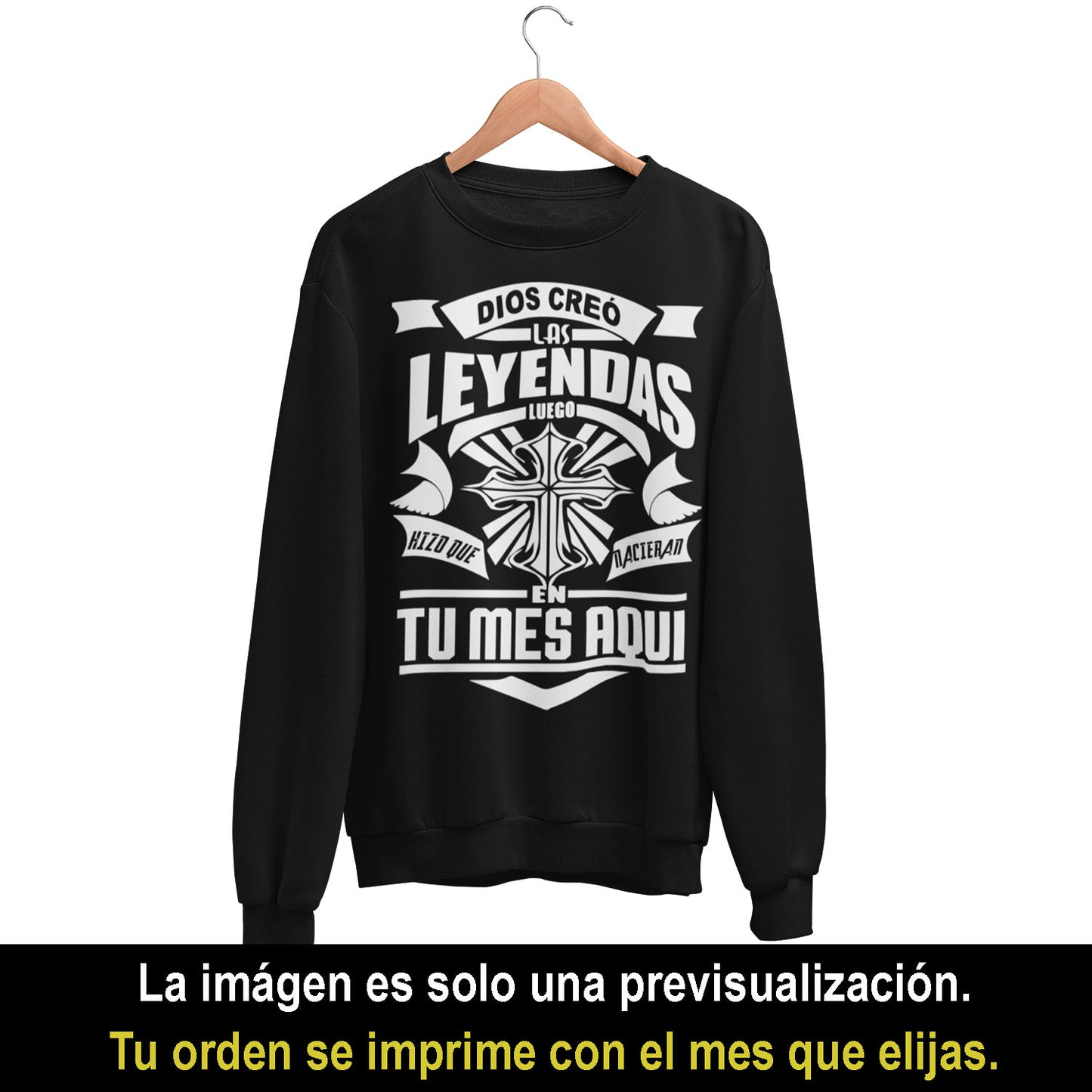 sudaderas Playeras, blusas y camisetas personalizadas de cumpleaños cristianas católicas para hombre y mujer Dios Creo Las Leyendas Luego Hizo Que Nacieran En