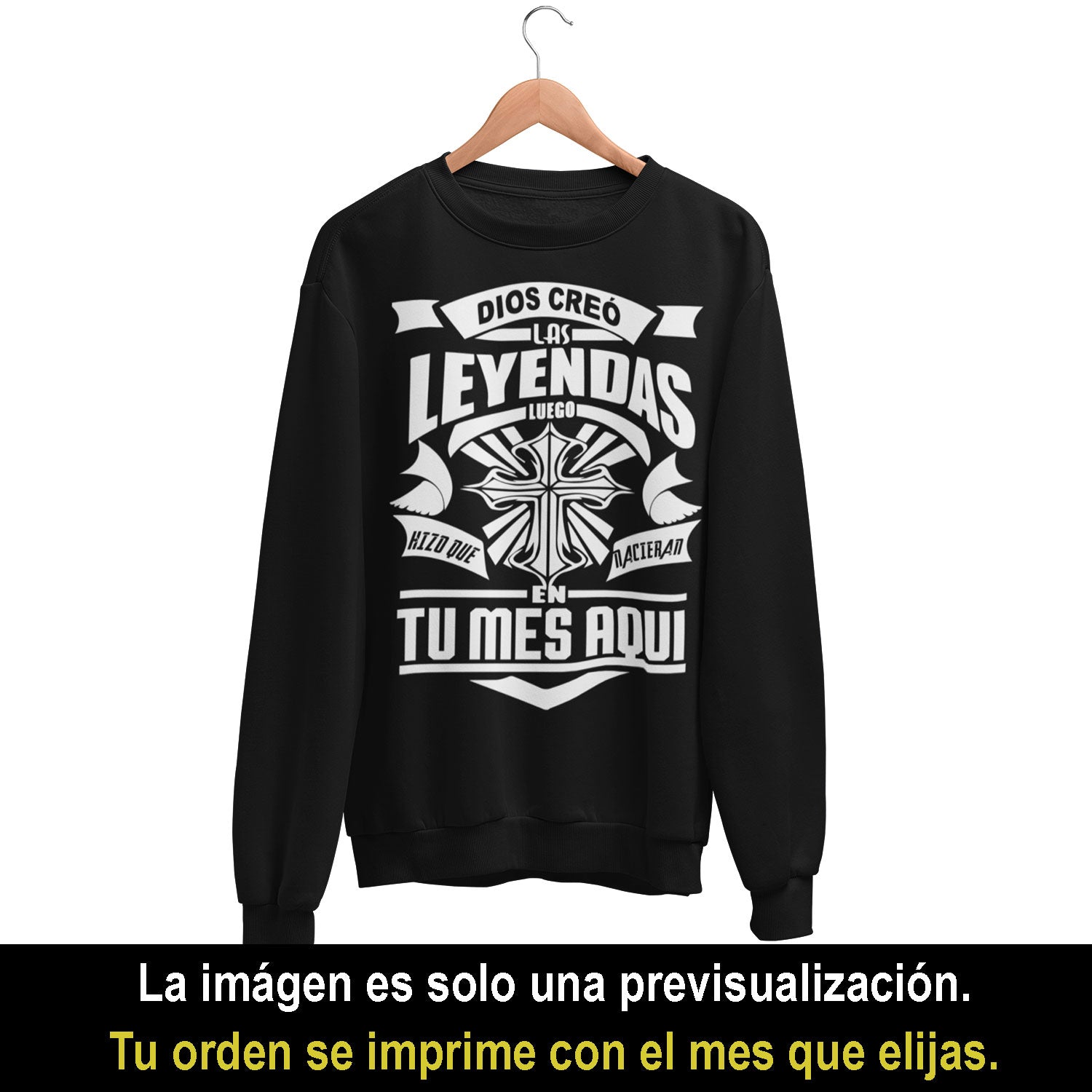 sudaderas Playeras, blusas y camisetas personalizadas de cumpleaños cristianas católicas para hombre y mujer Dios Creo Las Leyendas Luego Hizo Que Nacieran En