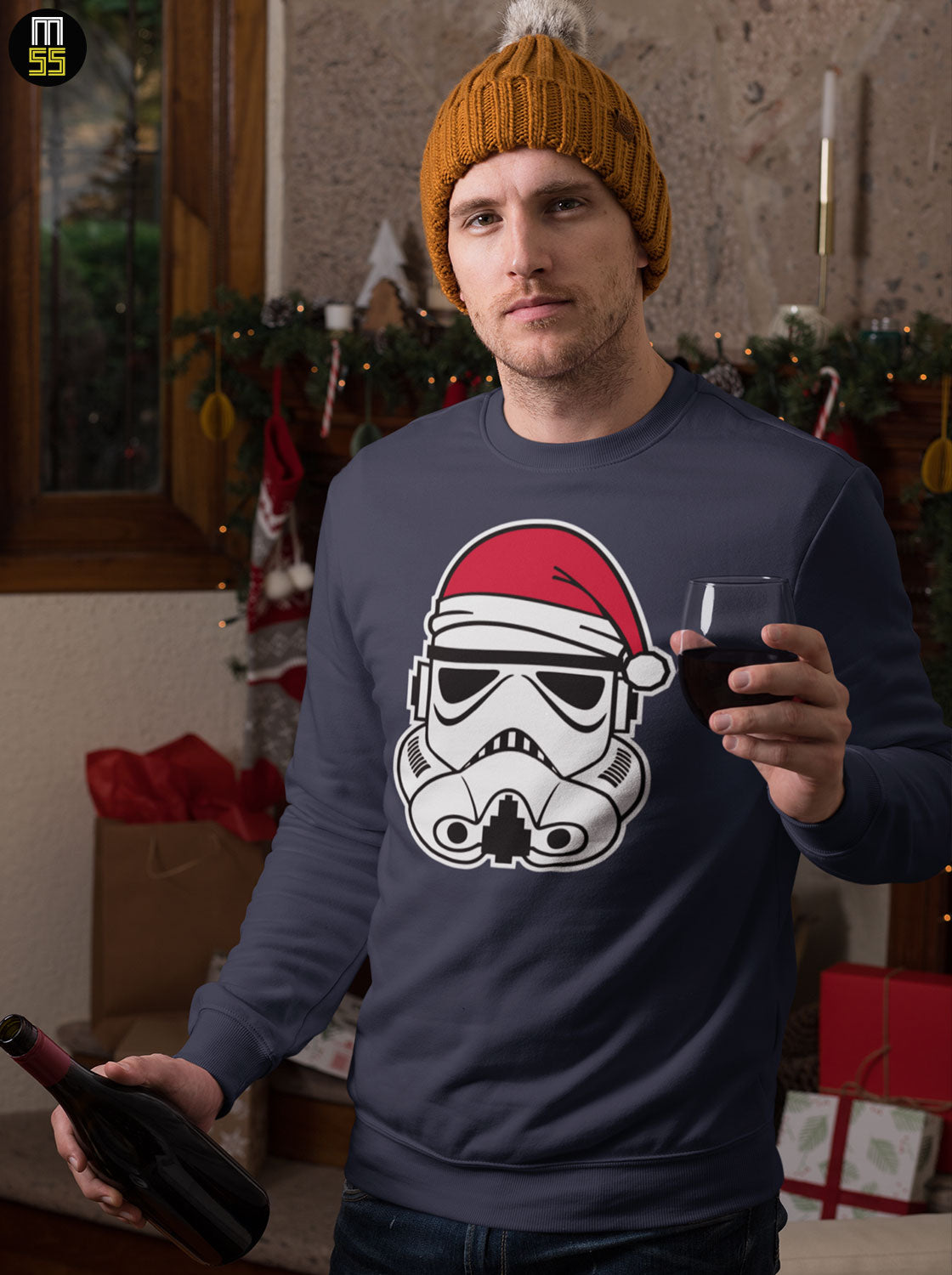 Playeras y Sudadera Navideña Starwars Storm Trooper Navideño